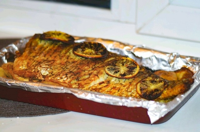 Лещ сливочный с картофелем