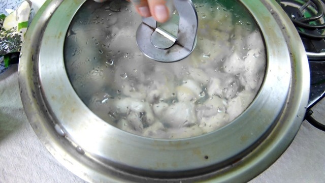 Chicken in a cream sauce