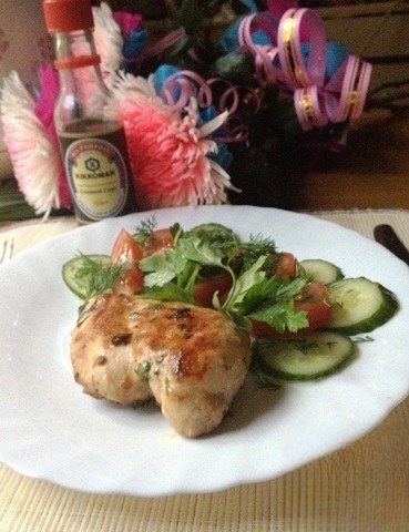 Grilled chicken in Thai marinade