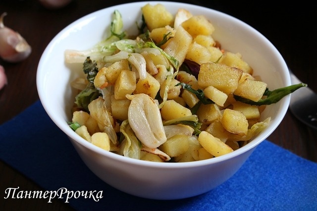 Roasted potatoes Italian style