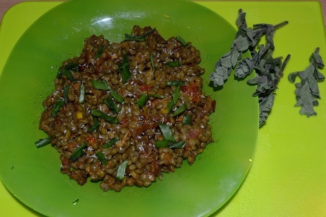 Spicy lentils
