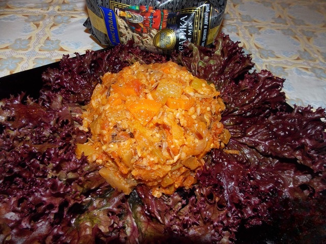 Vegetable stew with rice
