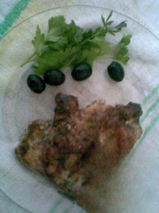 Запеченный белый амур с тимьяном