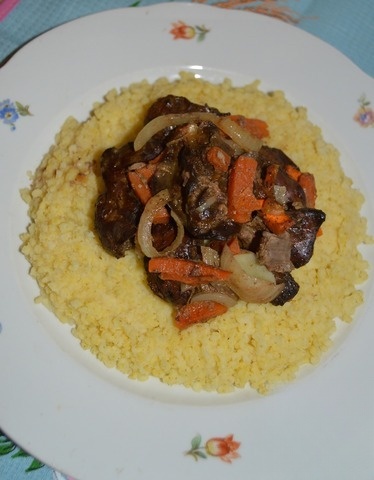 Chicken liver in the oven 