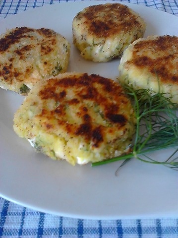 Millet burgers with cheese