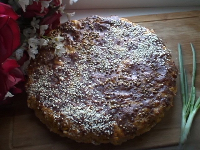 Кабачковая запеканка с кукурузой