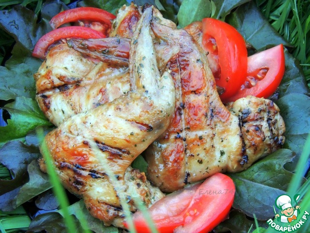 Wings in sour cream and soy sauce