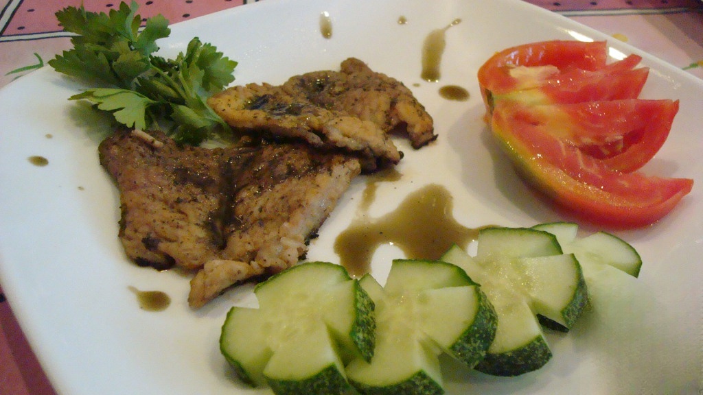 Отбивные в мандариновом соке