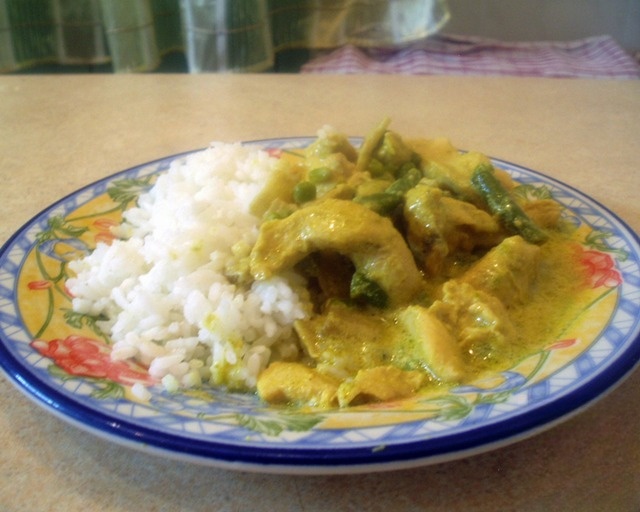 Карри с курицей