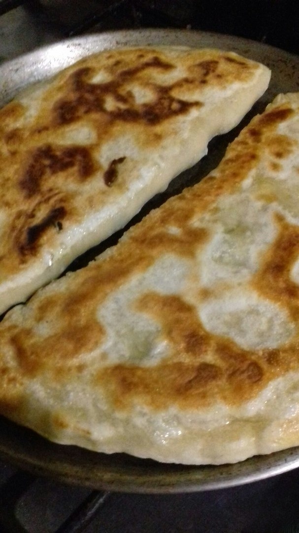 Tortillas with rice and onions