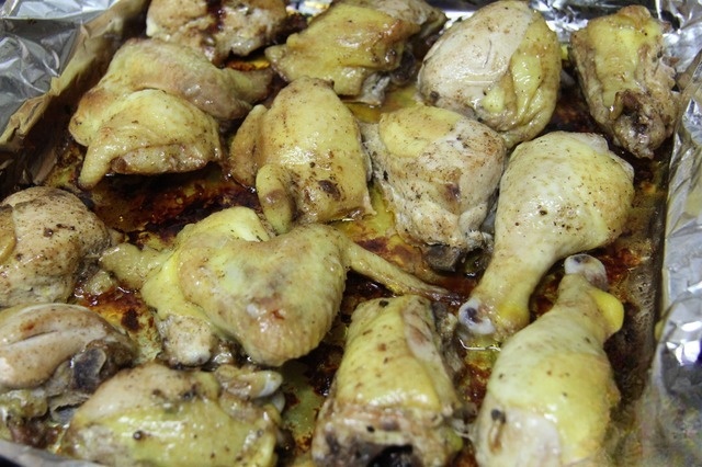 Курица в маринаде по-таёжному