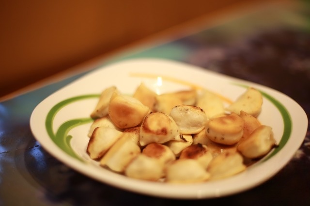 Crispy fried dumplings
