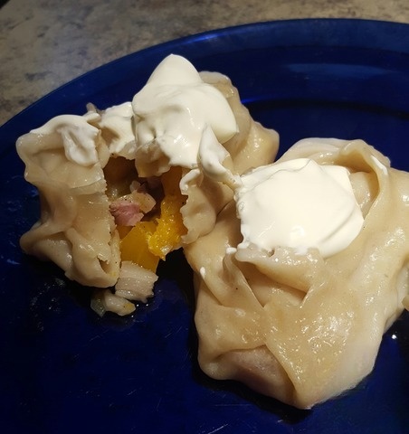 Little bit of pumpkin with bacon