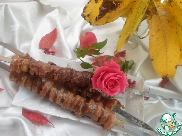 Картофель на мангале 