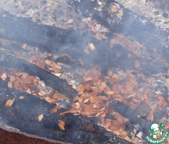 Barbecue chicken in milk-soy marinade