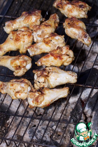 Flavorful chicken wings for a picnic