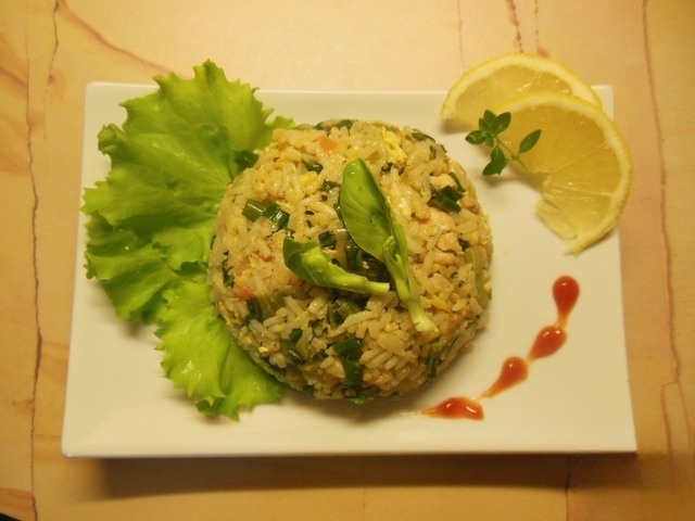 Тайский жареный рис с курицей