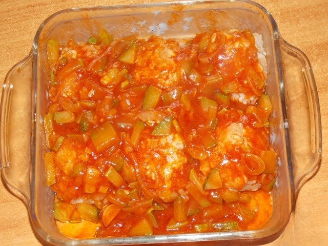 Burgers, baked squash coat