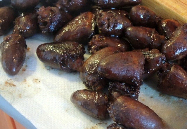 Chicken hearts 