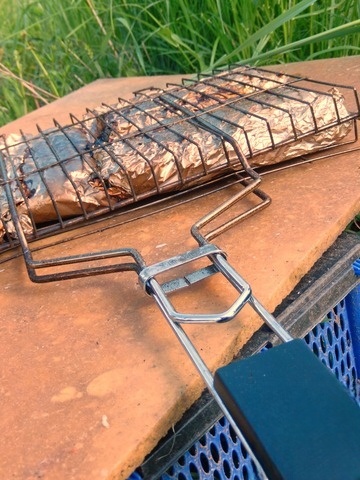 Grilled beef on German motives