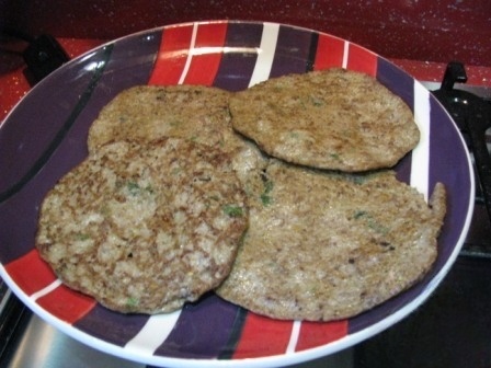 Pancakes made from chicken liver