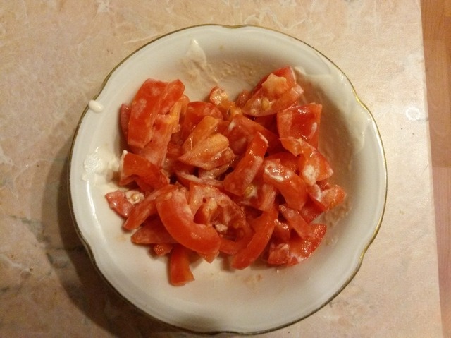 Баклажаны с сыром и томатном соусе