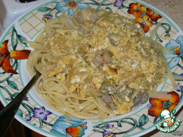 Болтушка с соусом