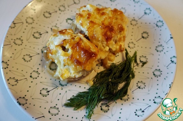 Запеченная под сыром вырезка