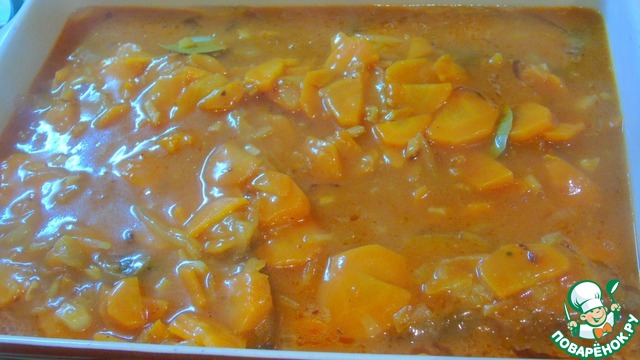 Свиная грудинка в духовке в соусе