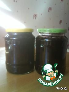 The black currant jam 