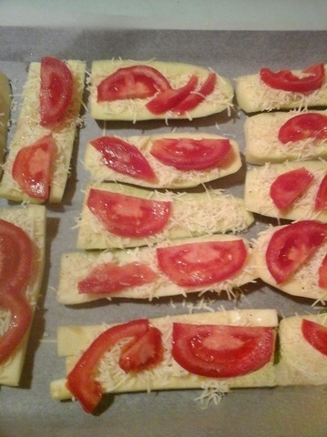 Zucchini in the oven