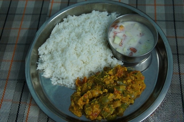 Bell pepper with chickpea flour