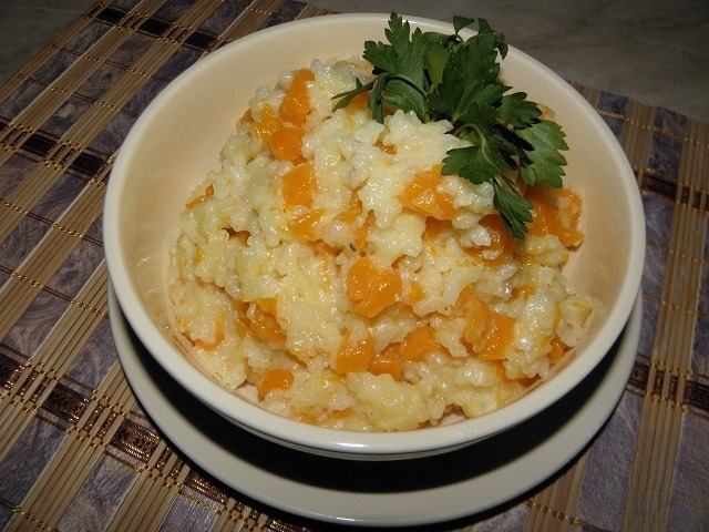Risotto with pumpkin