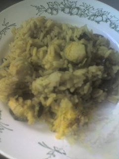 Risotto with cabbage bruselska
