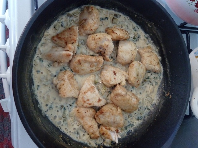 Chicken in hangover sauce