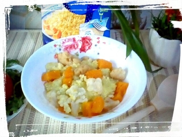 Millet with vegetables 