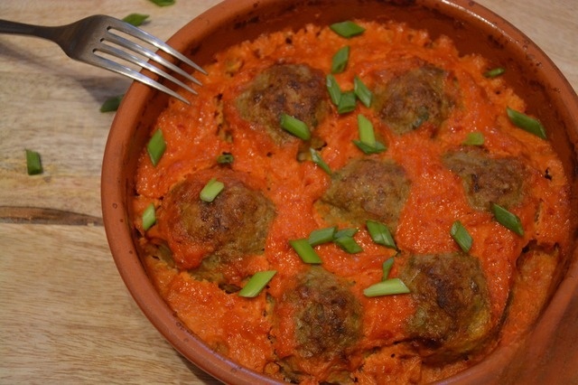 Meatballs with cauliflower
