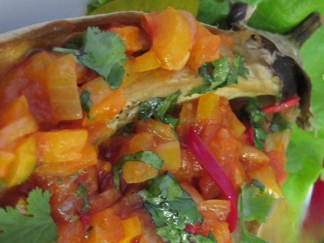 Baked eggplant with ragu sauce