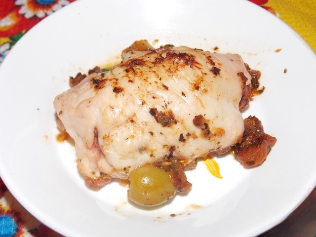 Chicken rolls with egg