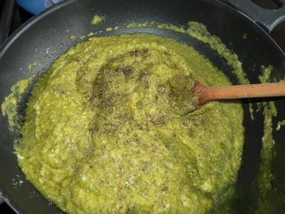Puree of Savoy cabbage
