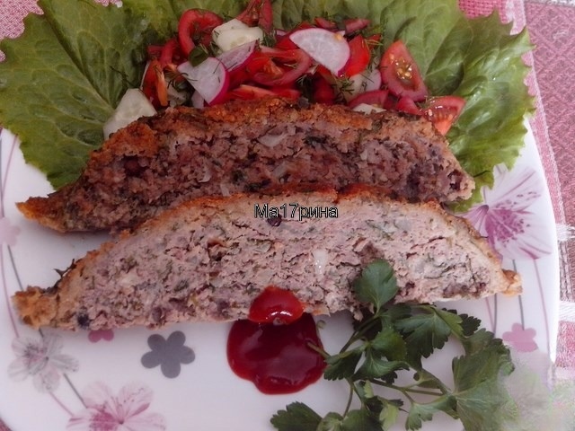 Roll with spicy crust