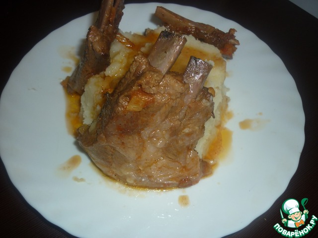 Свиные ребрышки в соевой глазури