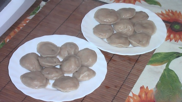 Шорские пельмени из ржаной муки