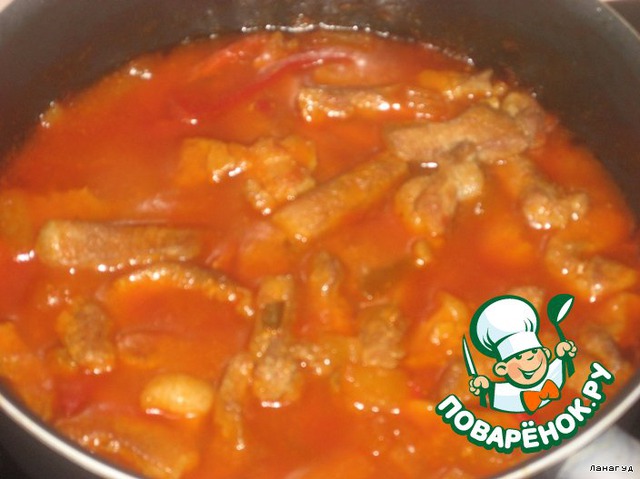 Свинина в соусе 