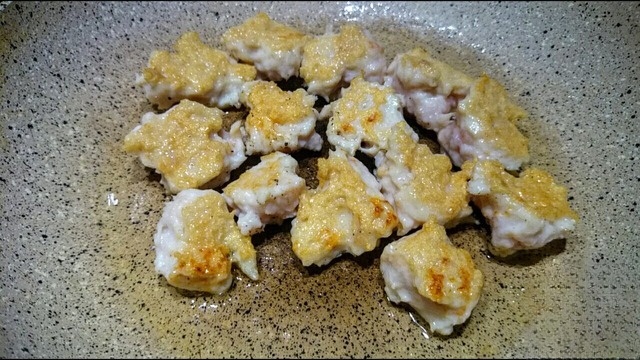 Buckwheat the American with chicken meatballs