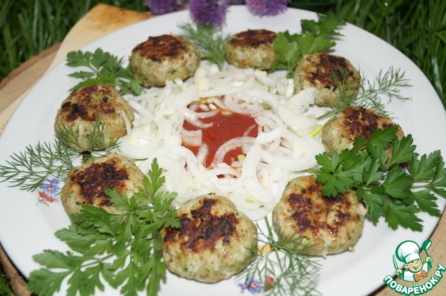 Meatballs Green on the grill