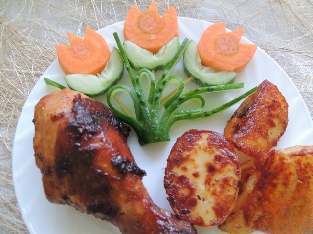 Chicken in a spicy sauce