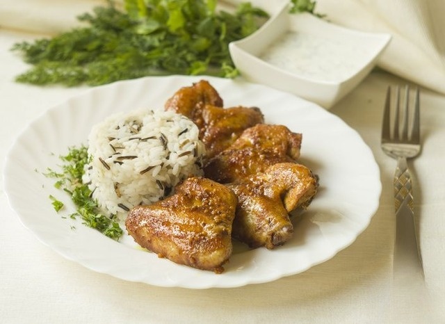 Куриные крылышки в лимонно-имбирном маринаде