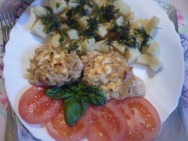 Куриное филе с кунжутом