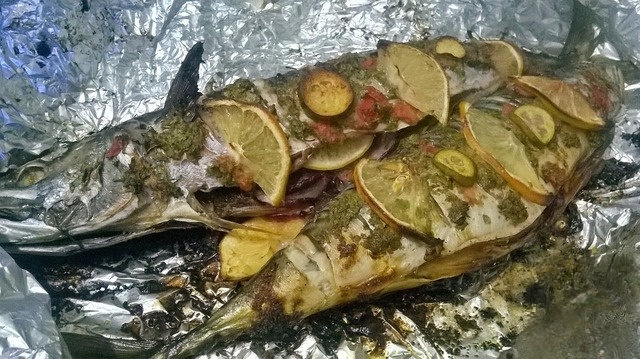 Mackerel in sauce chicken